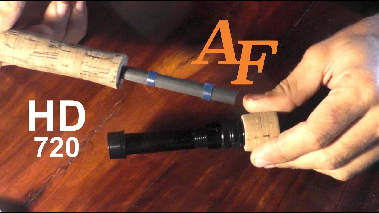 How to repair a broken real seat. New reel seat on a rod. Andysfishing  Fishing Video Big Fish EP.167 