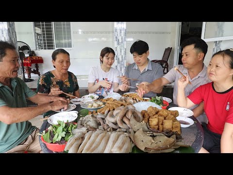 Sáng Quyên Dẫn Út Đi Tái Khám, TRƯA VỀ CẢ NHÀ ĂN BÚN ĐẬU MẮM TÔM 