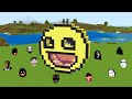 Survival PAC-MAN With 100 Nextbots in Minecraft - Gameplay - Coffin Meme