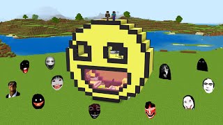 Survival PAC-MAN With 100 Nextbots in Minecraft - Gameplay - Coffin Meme
