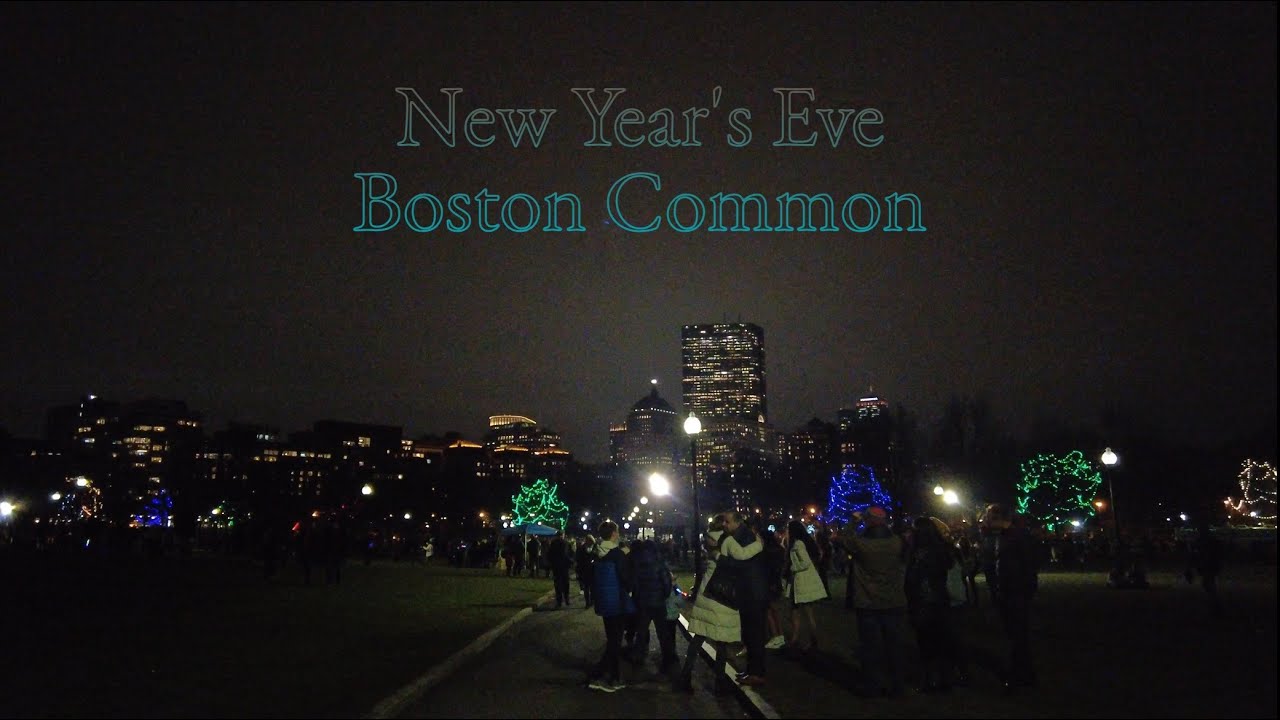 [4K BOSTON] New Year's Eve Boston Common Walking Tour | Boston, MA ...