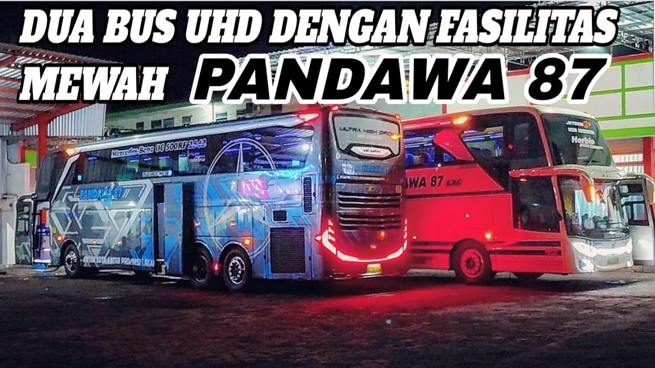 BUKAN MAIN🔥PENAMPAKAN BUS UHD PERTAMA DI INDONESIA MILIK PANDAWA 87‼ ...
