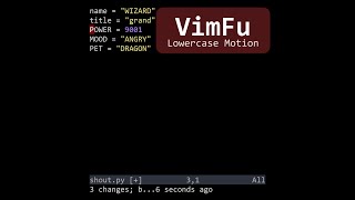 VimFu — Lowercase Motion