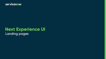 Next Experience UI | Landing pages