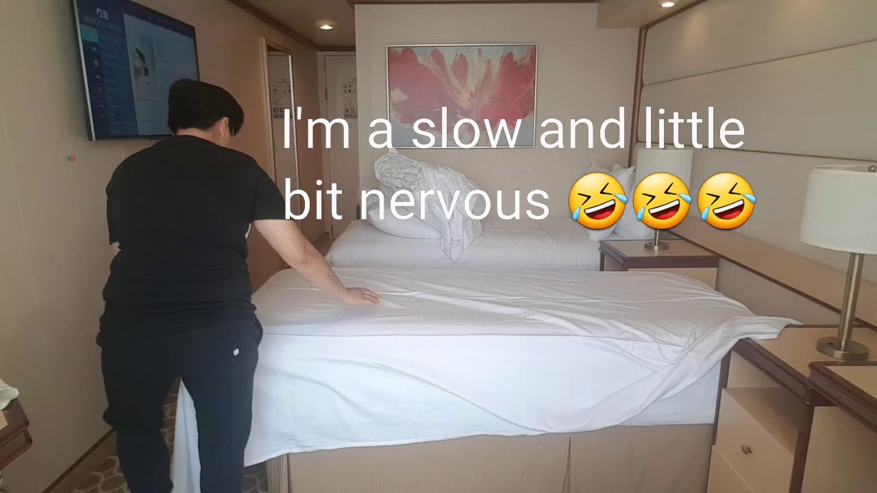HOW to make Beds Professional Cabin Steward