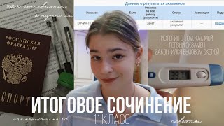 как я сдавала ИТОГОВОЕ СОЧИНЕНИЕ: советы, универсальные произведения, шпоры/ 5 из 5 без подготовки