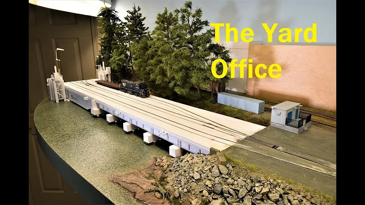 Modeling The HO Scale Yard Office (Part 1) | River Road - Vlog # 74
