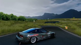 Assetto Corsa - Mouse Steering | Nissan 240SX In Drift Playground Wet