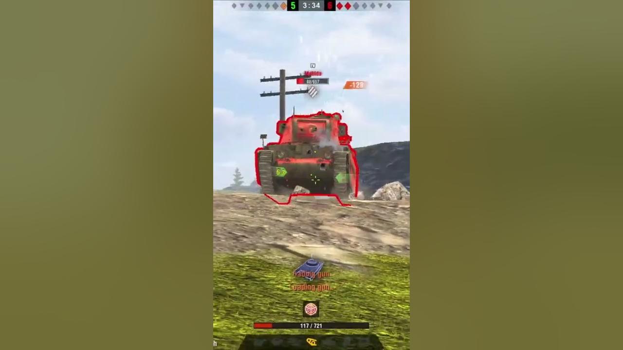 My Luckiest 1vs6 (WoT Blitz) #Shorts