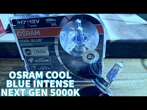 OSRAM COOL BLUE INTENSE NEXT GEN H7 Halogen Review, Unboxing, Road