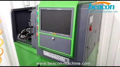 CR318S HEUI common rail injector test bench video from our Venezuela customer