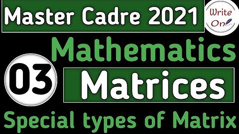 Matrices and Determinants  for Math Master Cadre |Chapter -01 | Master Cadre Punjab | Deeply Explain