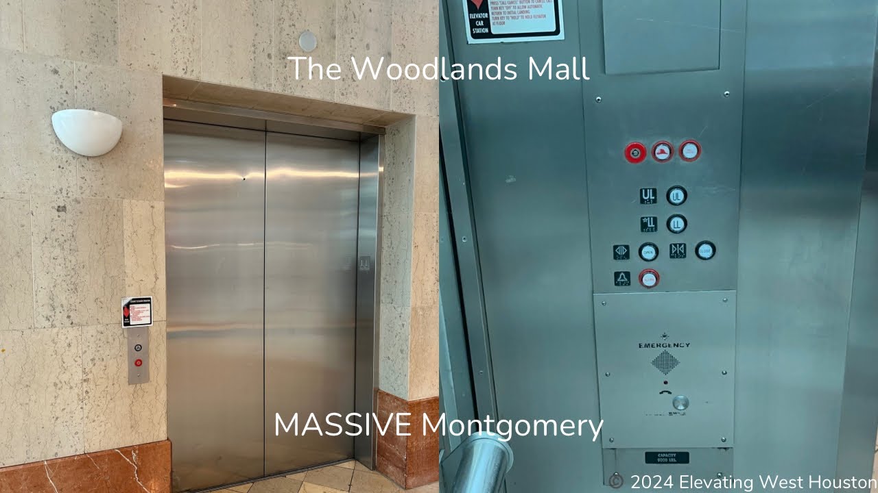 MASSIVE but UNHEALTHY Montgomery Hydraulic Elevator 1 | The Woodlands Mall | The Woodlands, TX