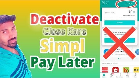 🔴 Delete Simpl Pay Later Account// DEACTIVATE// How to closed// New Update// Cool in cool   Fk,,,