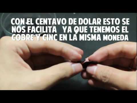 Como hacer pila electrica casera con monedas