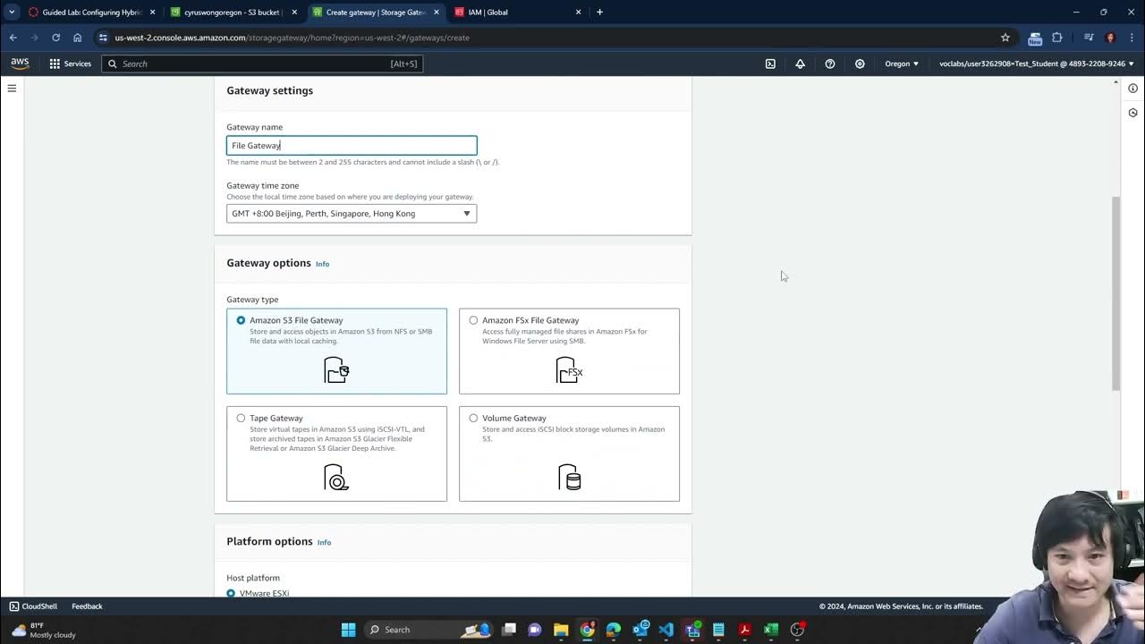 Guided Lab Configuring Hybrid Storage and Migrating Data with AWS
