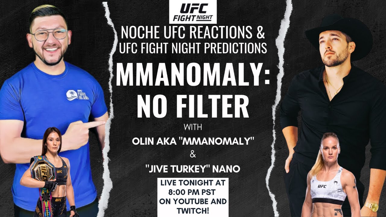 Fiziev vs Gamrot Picks and Predictions + UFC Noche Reaction | The MMAnomaly Show: No Filter