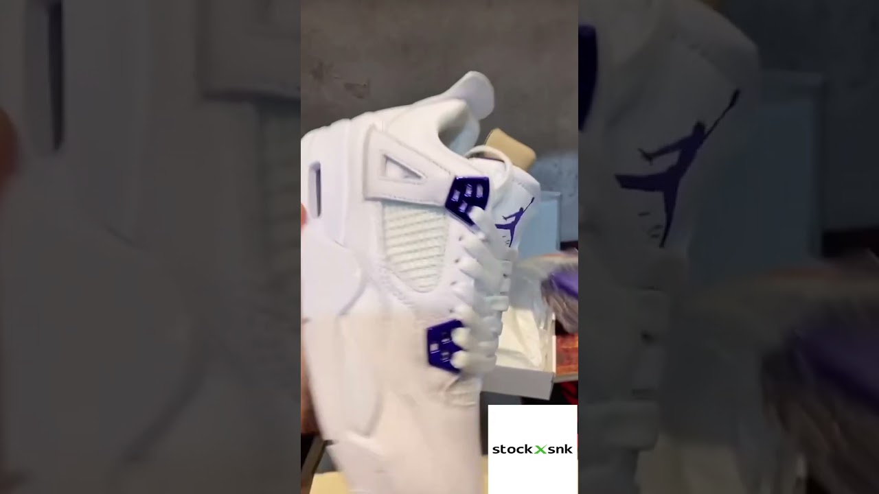 Stockx Sneakers reviews - Jordan 4 Metallic Purple💜 