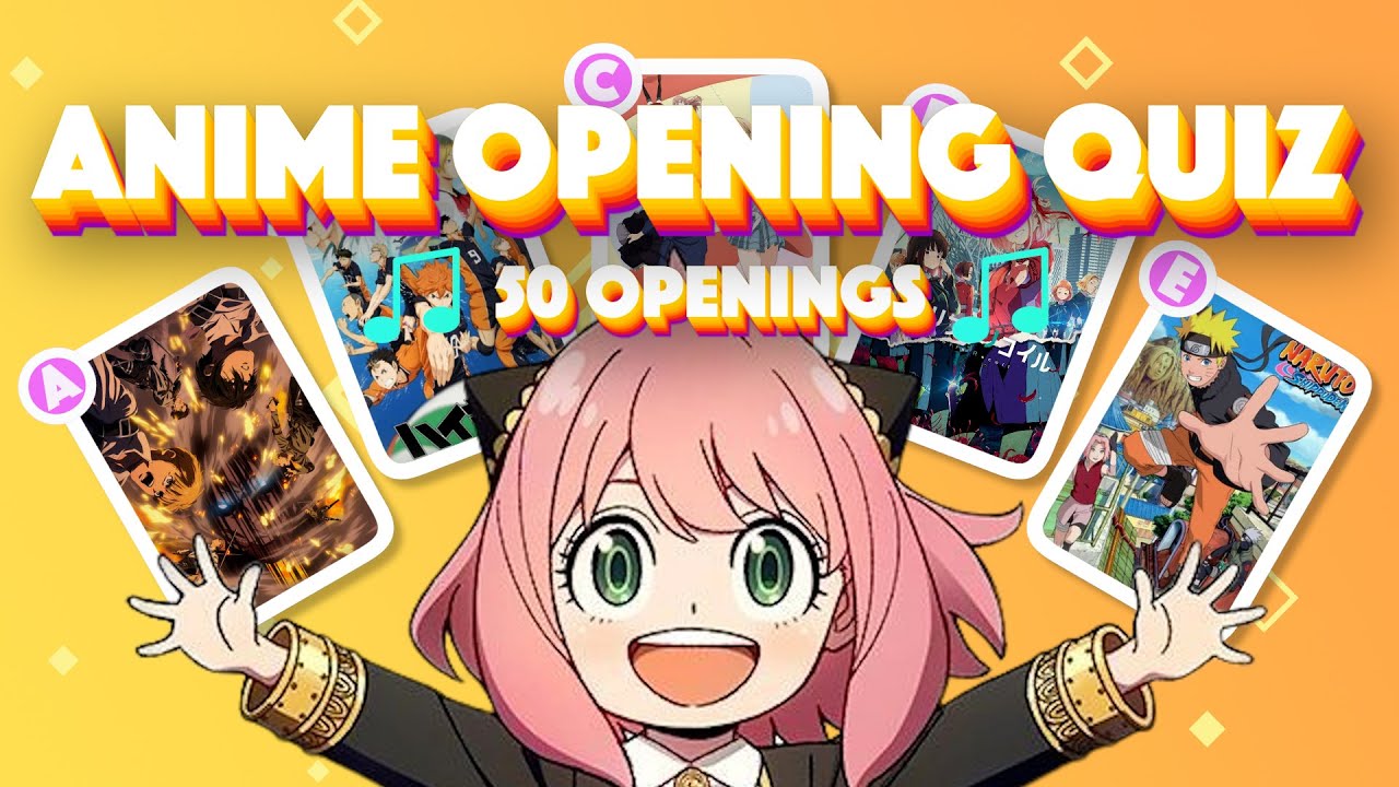 GUESS THE ANIME OPENING 🔊🔥 (Level: EASY ➜ HARD) ANIME OPENING QUIZ 🎶 