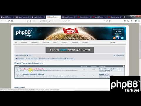phpBB Eklenti Kurulumu