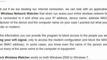 Wireless Network Watcher: Knowing who connects to your wireless network