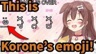 【ENG SUB】Korone learns English emoji