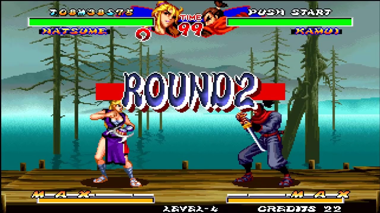 NINJA MASTER'S (1996) | NATSUME VS. KAMUI