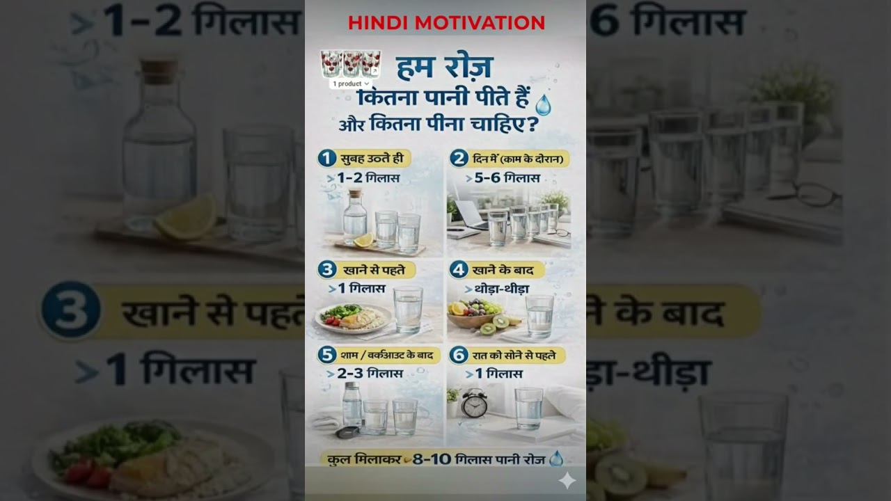How much water should we drink daily?👈 हमे रोज कितना पानी पीना चाहिए? 