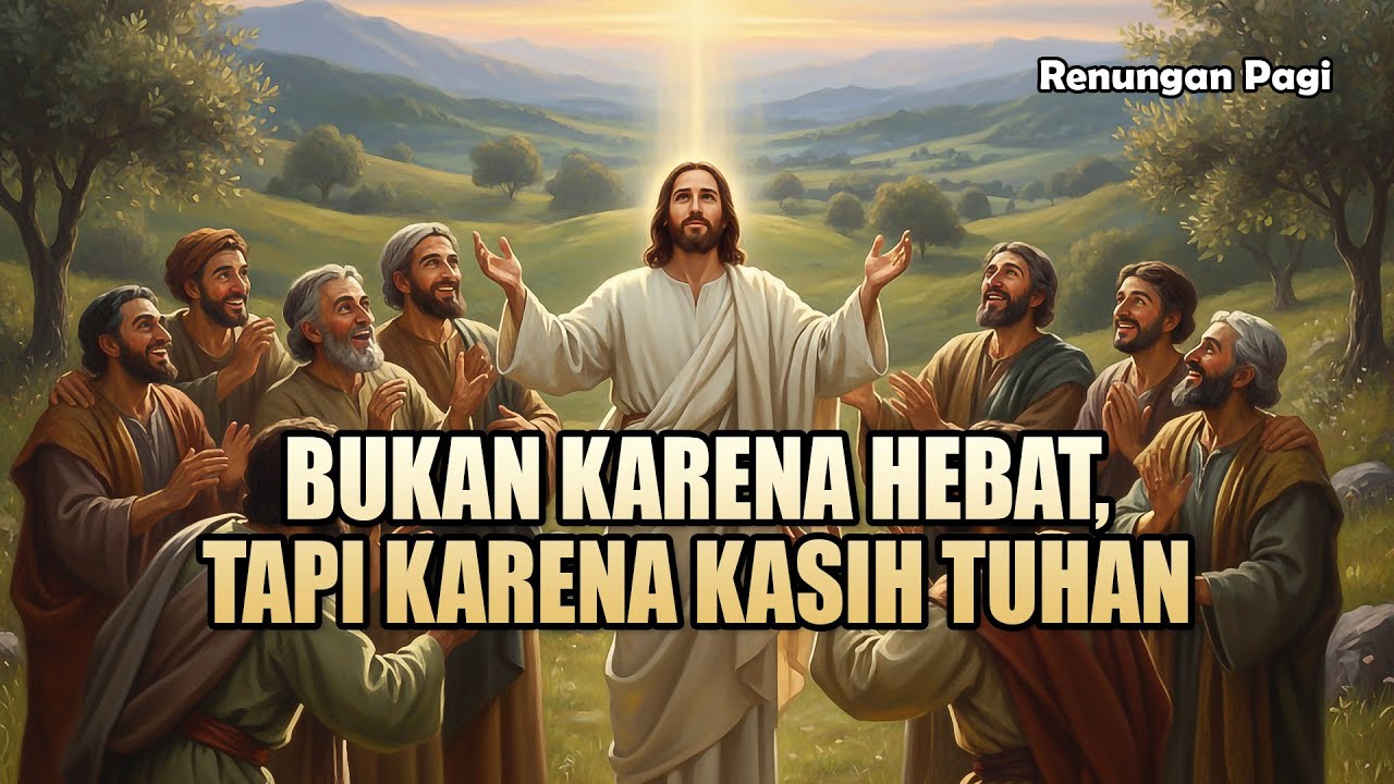 RENUNGAN PAGI - BUKAN KARENA HEBAT, TAPI KARENA KASIH TUHAN - LUKAS 10 : 17 - 24