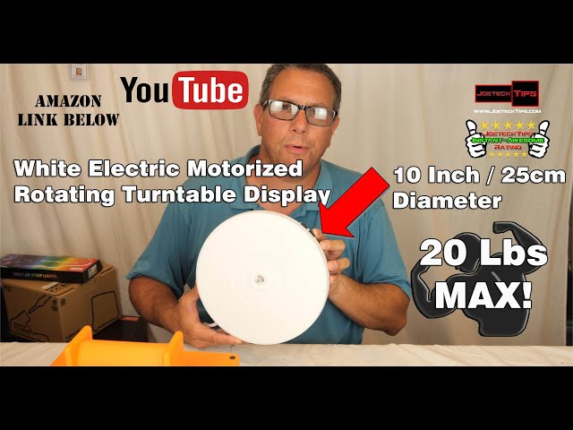 How To Make Motorized Turntable 