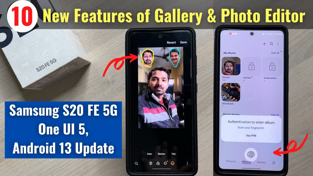One UI 5 New Features of Gallery & Photo Editor Samsung Galaxy S20 FE