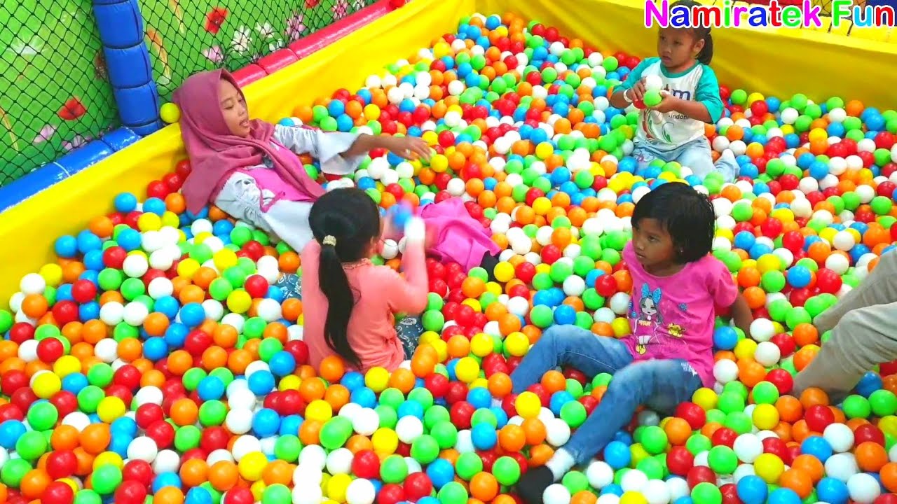  Mainan  Anak  Mandi Bola Mini Indoor  Playground  Permainan 