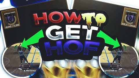 HOW TO GET DIFFICULT SHOTS ON HALL OF FAME EASIEST AND FASTEST WAY!!!!! (NBA2K18)