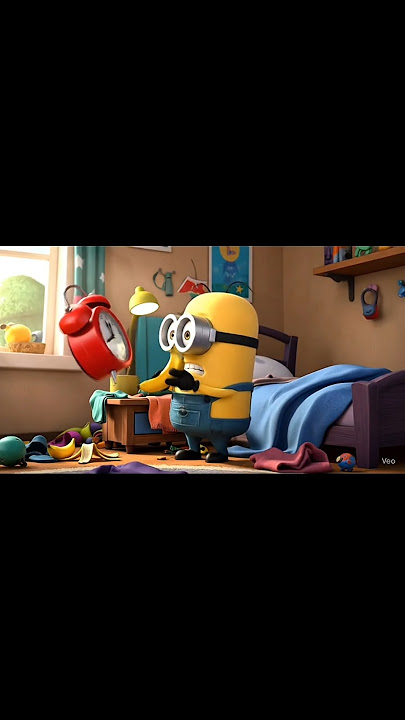 Ring Ring Alarm: The Minion Wake-Up Mayhem! #cartoon #cute #minions