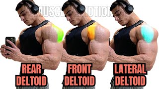 15 BEST SHOULDERS WORKOUT WITH  DUMBELLS BARBELL MACHINE AND CABLE AT GYM