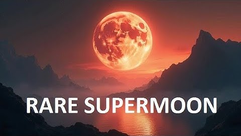Volle maan oktober 2025 | Zeldzame oogstmaan 2025 | Eerste supermaan van 2025 | Volle supermaan o...