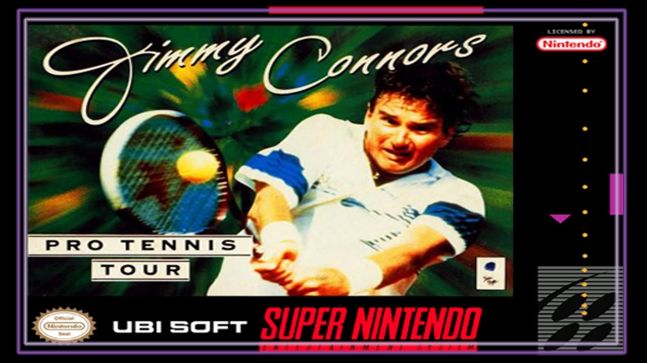 SNES Super Side Quest - Game # 228 - Jimmy Connors Pro Tennis Tour - YouTube