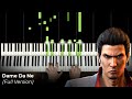 Yakuza - Baka Mitai (Piano Cover)  | Dedication #725