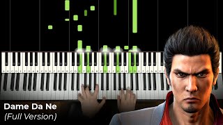 Yakuza - Baka Mitai (Piano Cover)  | Dedication #725 видео