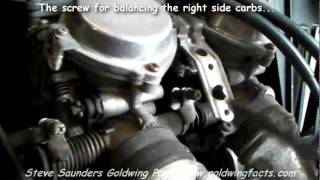 GL1200 Goldwing Carburettor Syncronizing/Balancing
