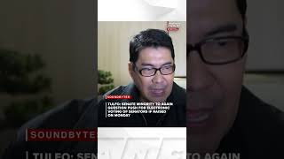 Tulfo: Minority to fight majority push for senators' electronic voting | ANC
