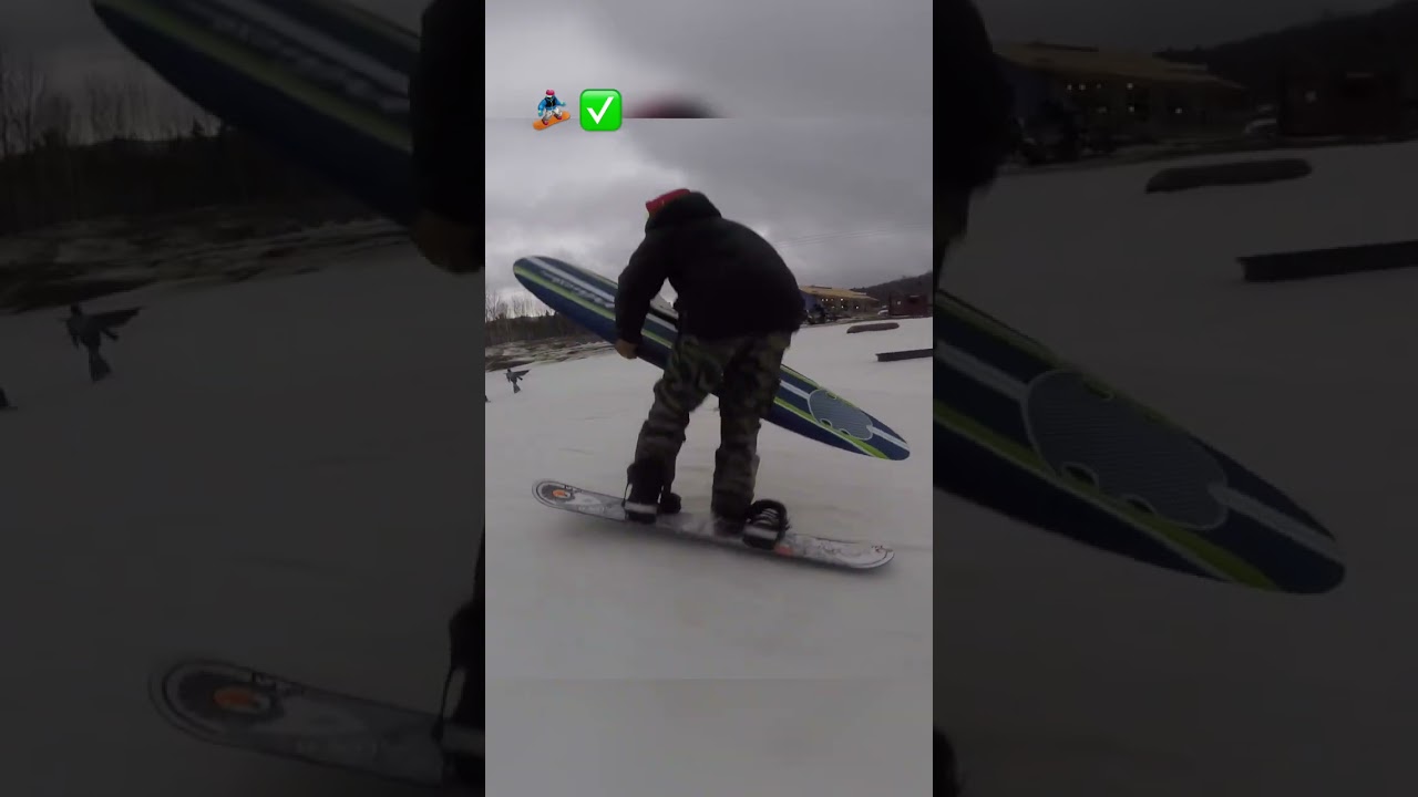 Triple Board Transfer! Snow Surf Skate! 