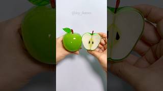 역재생) 청사과 말랑이⏪⏪⏪Reverse Play🍏Green Apple Squishy Diy With Nano Tape! #실리콘테이프