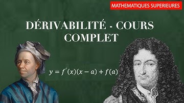 Dérivabilité - cours complet