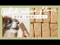 【型抜き不要】全粒粉で作る犬のクッキー｜手作り犬おやつレシピ