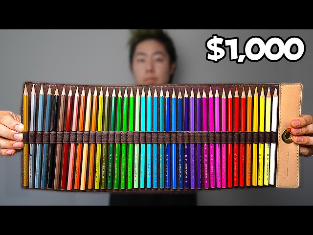 I Brought The World's Most Expensive Colored Pencils! 🌈