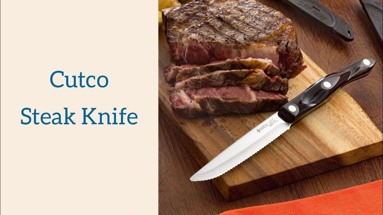 Cutco Cutlery - Impressive in size and heft! 🔪 The Steak Knife is bigger  and bolder than Table Knives, and can be used to effortlessly cut through  the thickest steaks, lasagna and