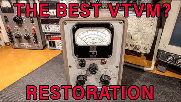 The BEST VTVM? You Decide! HP 410B Restoration and Alignment