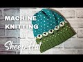 Sheep hat on the lk 150 knitting machine