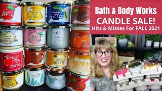 Bath & Body Works CANDLE SALE! Hits & Misses For FALL 2021